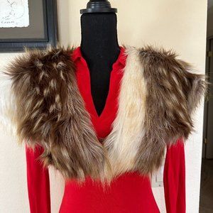 Foxiedox Bambi Faux Fur Bolero Size XS/S